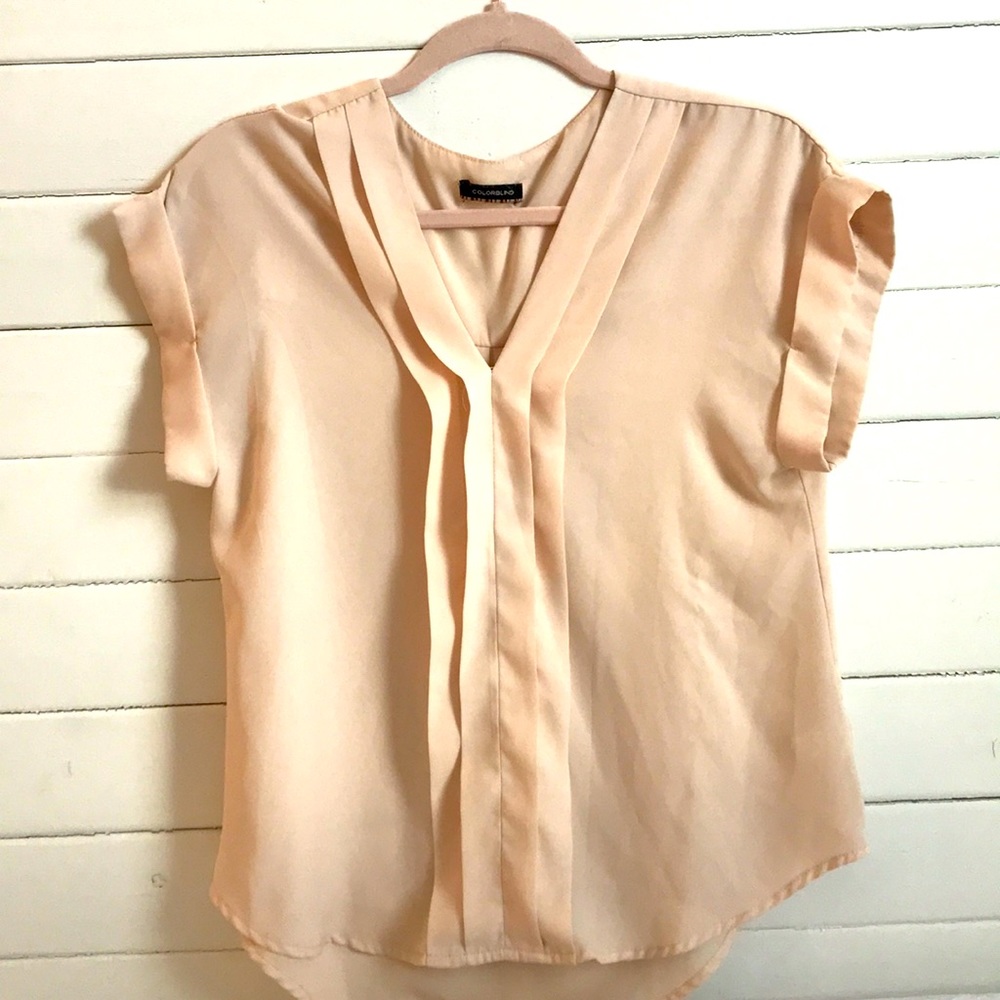 Colorblind nude dress shirt s/m